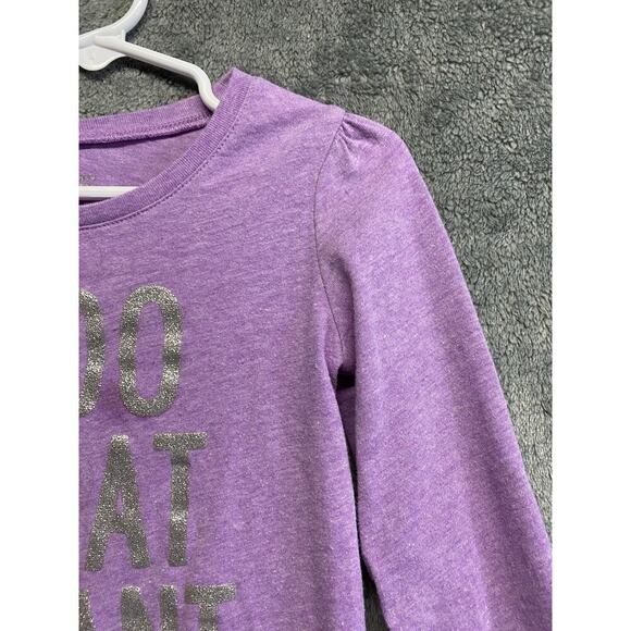 Children’s Place “I Do what I Want #Littleboss” Long Sleeve Girls Tee Size 3T - Picture 5 of 10